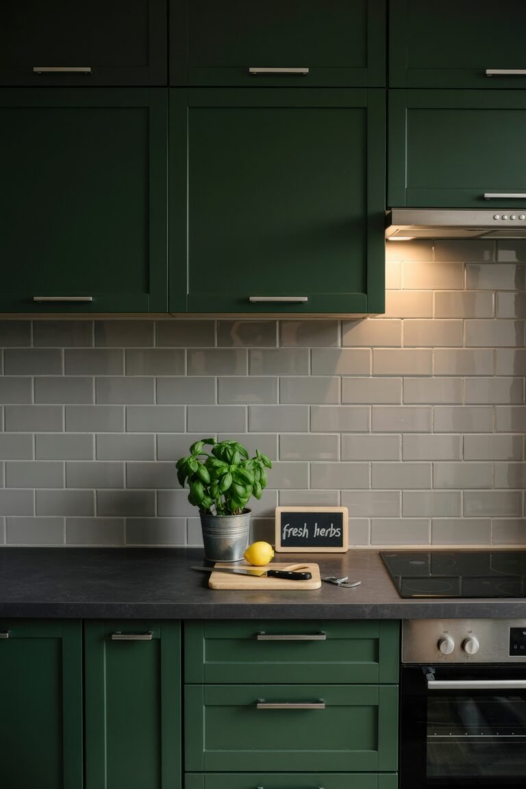 Dark Green Kitchen Magic: 12 Bold Ideas For Modern Elegance
