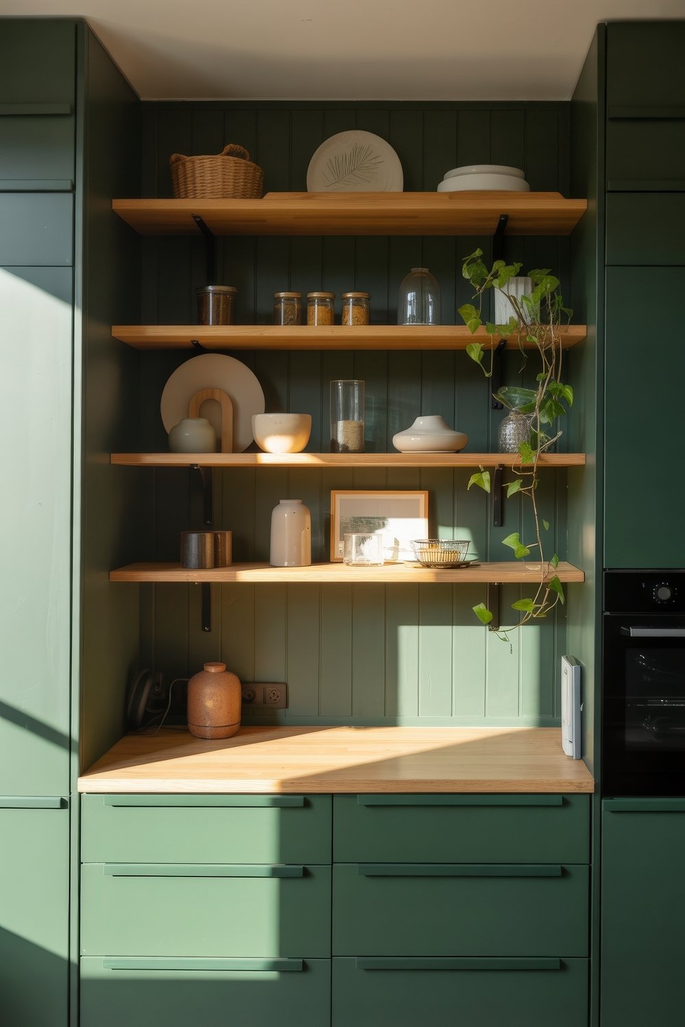 Dark Green Kitchen Magic: 12 Bold Ideas For Modern Elegance