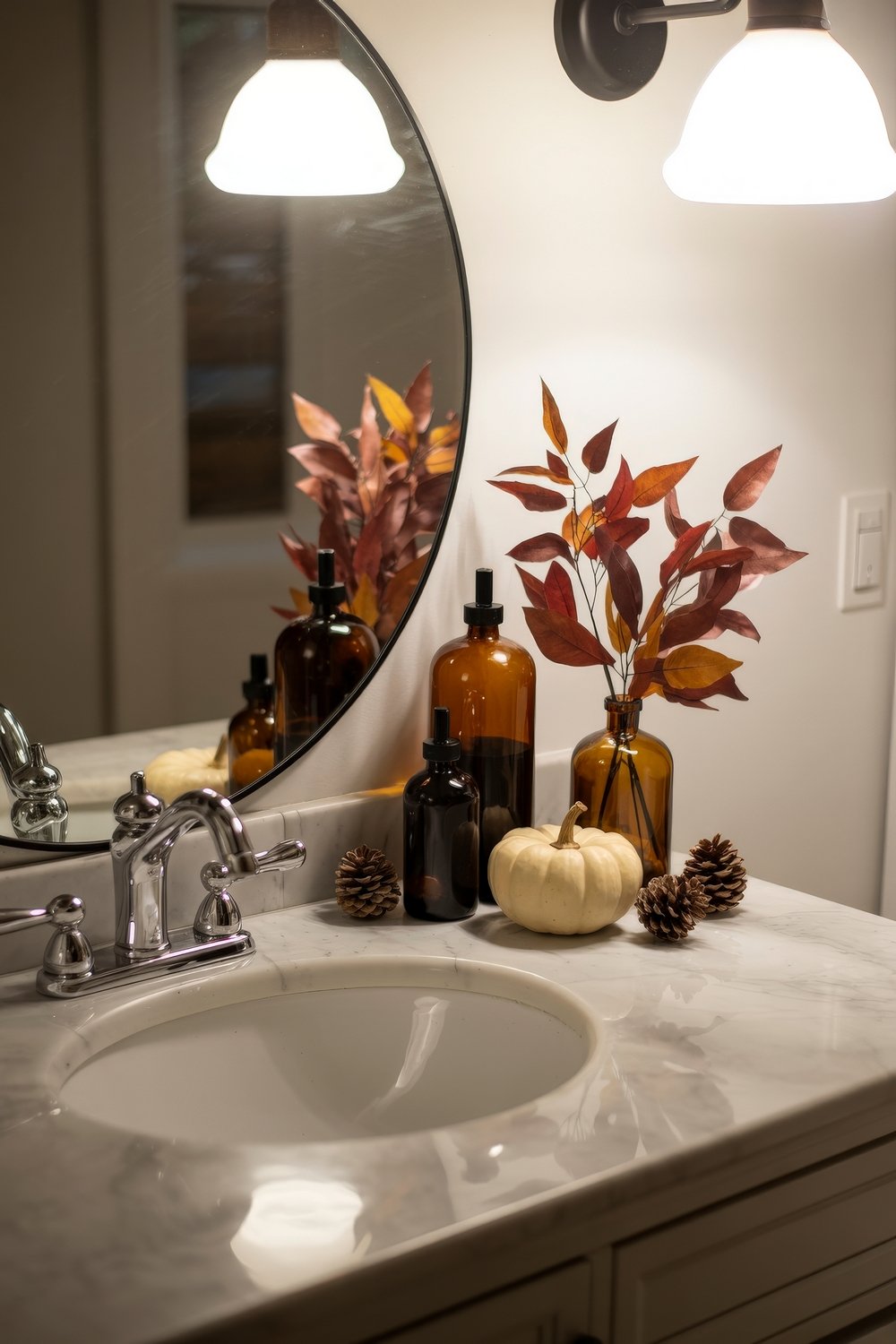 Fall Bathroom Decor: 12 Brilliant Ways To Add Autumn Calm