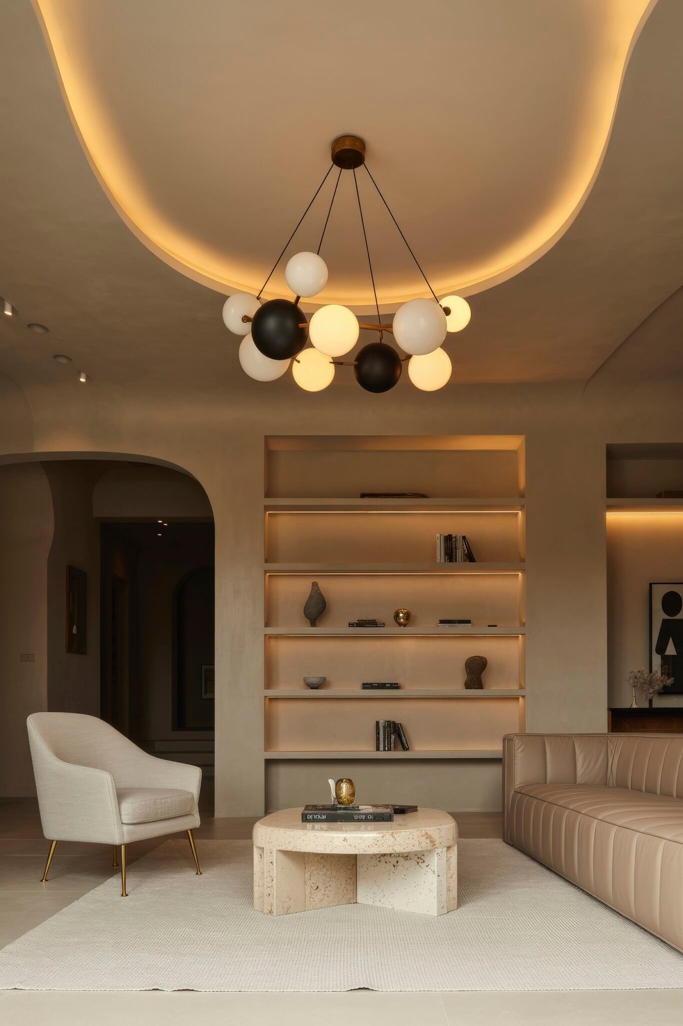 Picture of Luxury Ceiling Design Living Room: 15 Dazzling Ideas