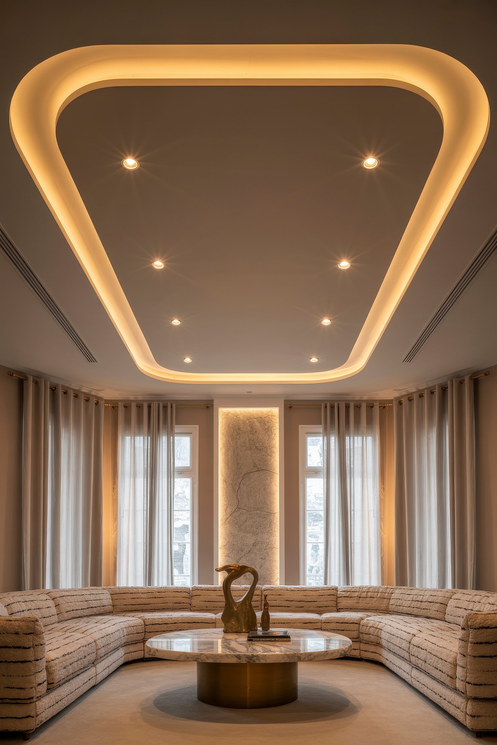 Luxury Ceiling Design Living Room: 15 Dazzling Ideas